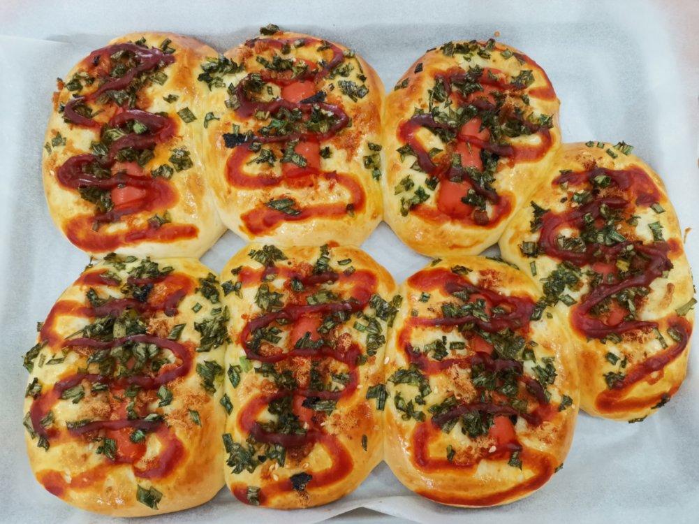 香葱火腿肠仔面包「7个」