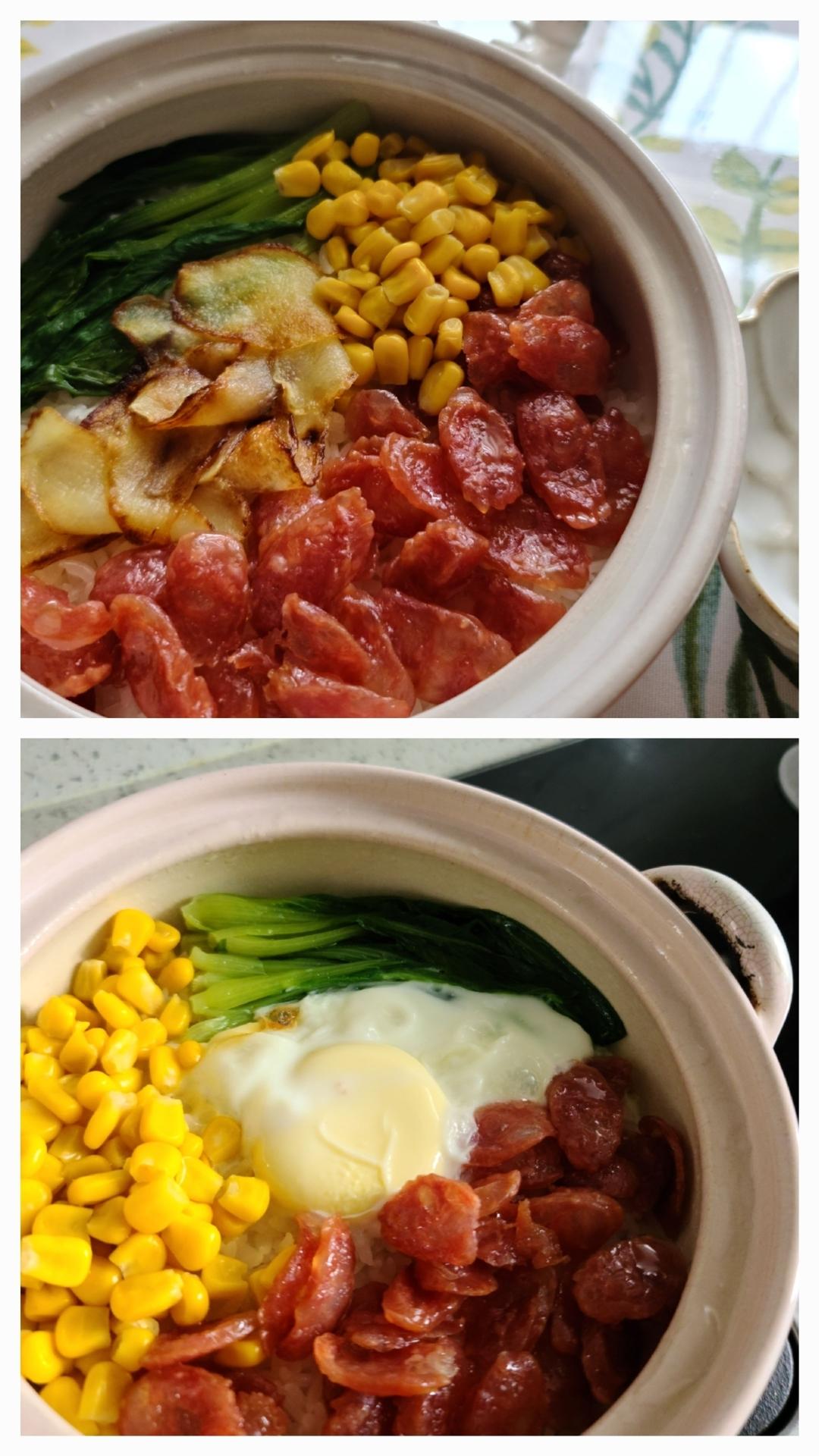 广式腊味煲仔饭