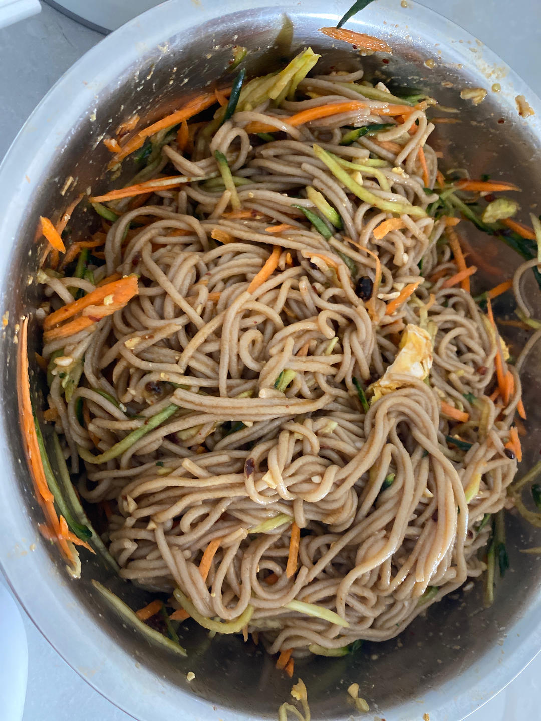 低卡减脂餐---凉拌荞麦面