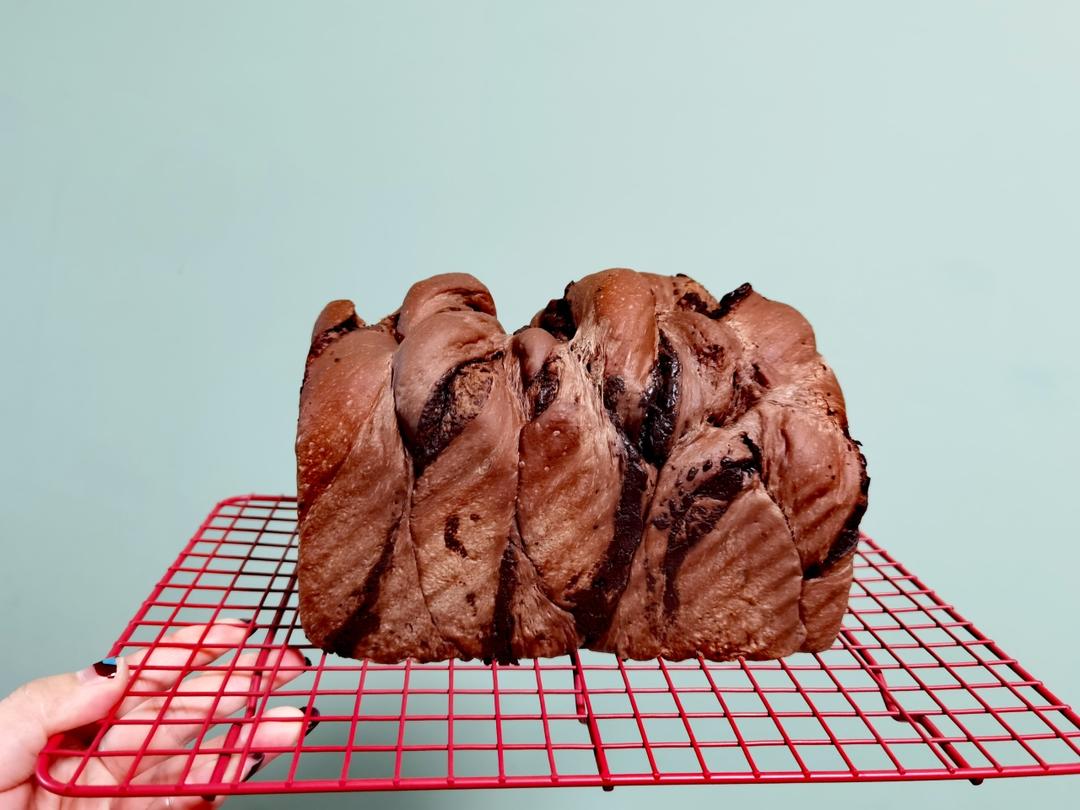 雪山巧克力吐司（巧克力奥利奥吐司面包）