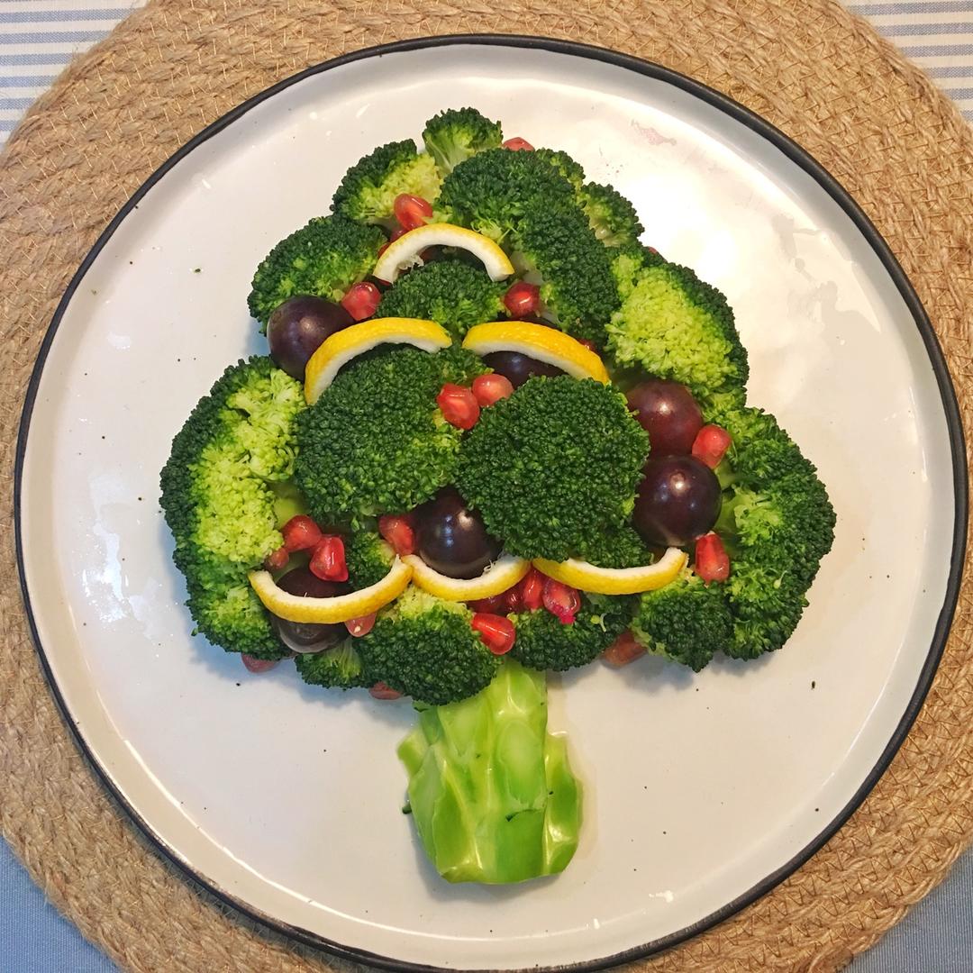 西兰花圣诞树
