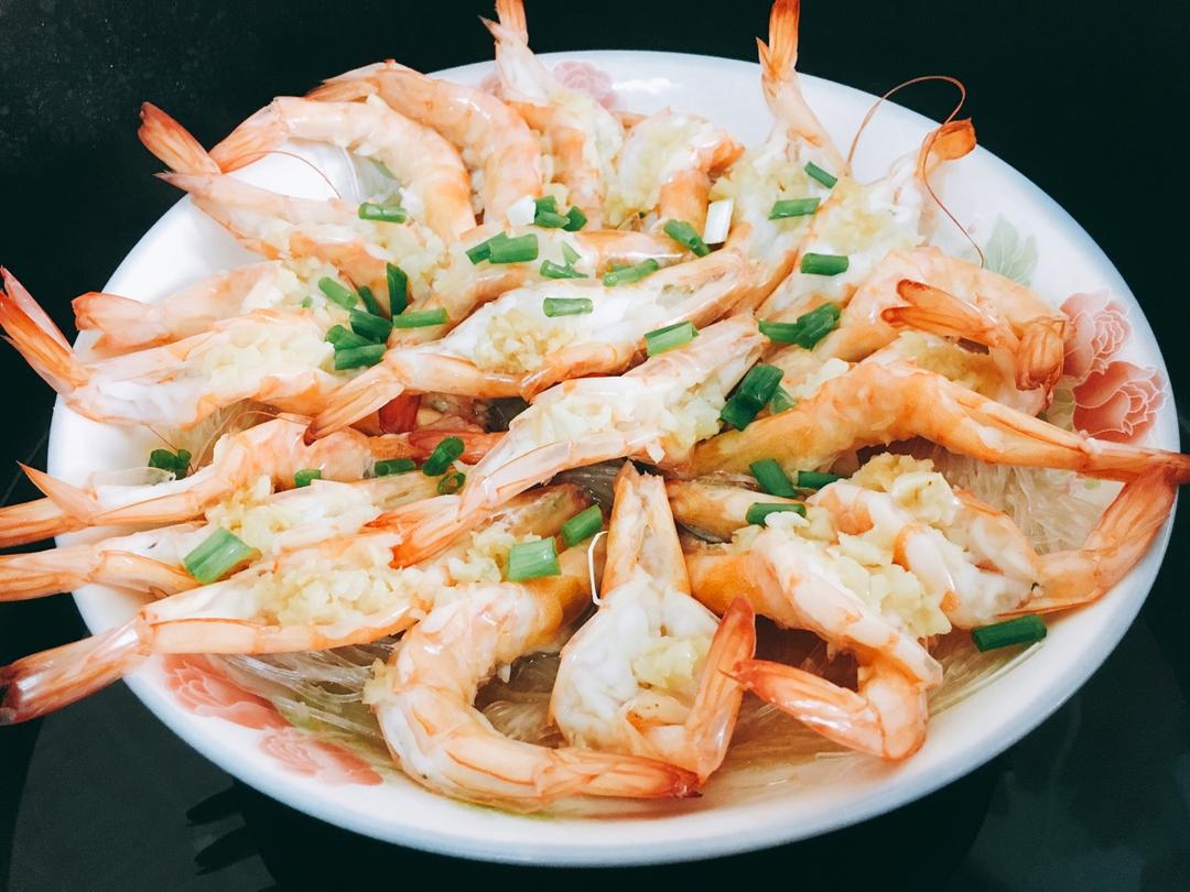 蒜蓉粉丝蒸大虾