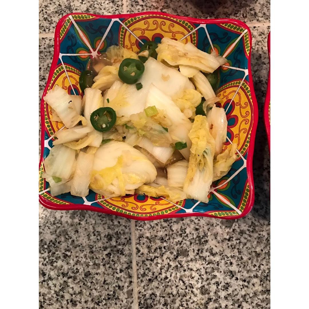 食物本身的味道—清炒白菜
