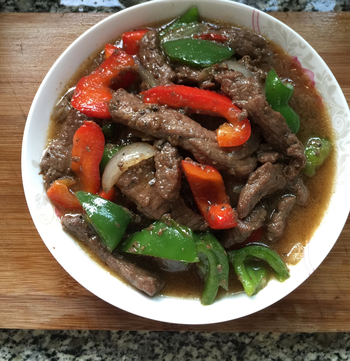黑椒牛柳