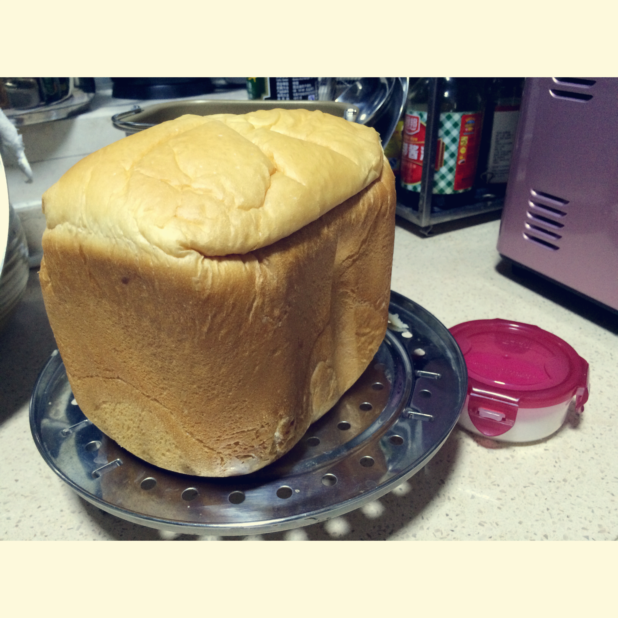 超软奶油吐司（面包机柏翠8500）