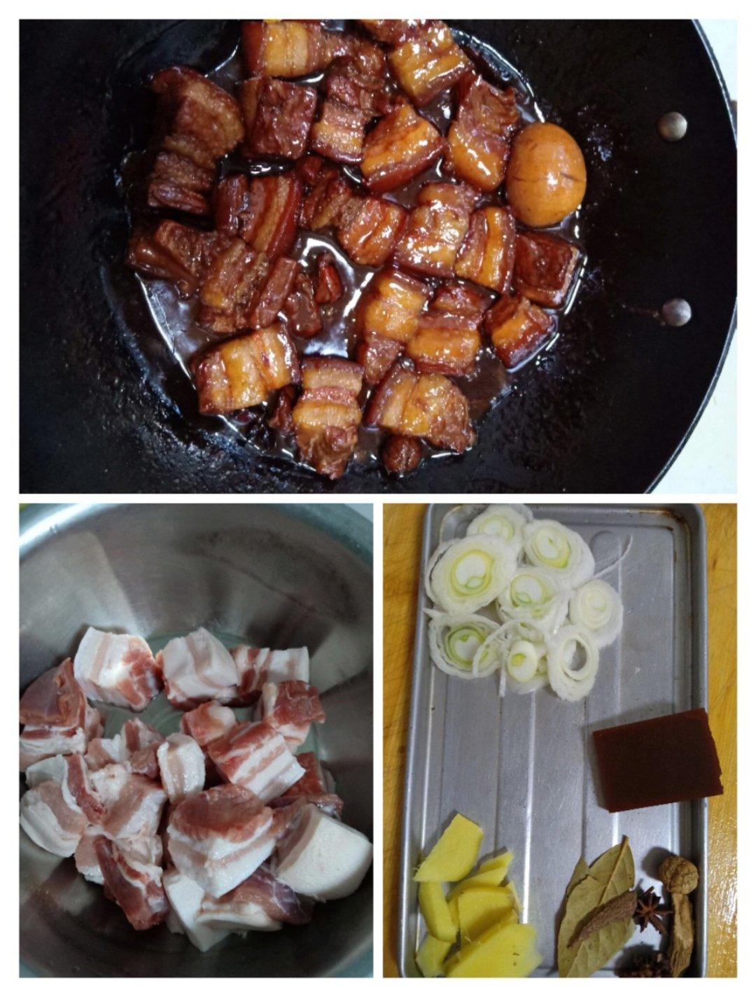 吃着碗里望着锅里的红烧肉