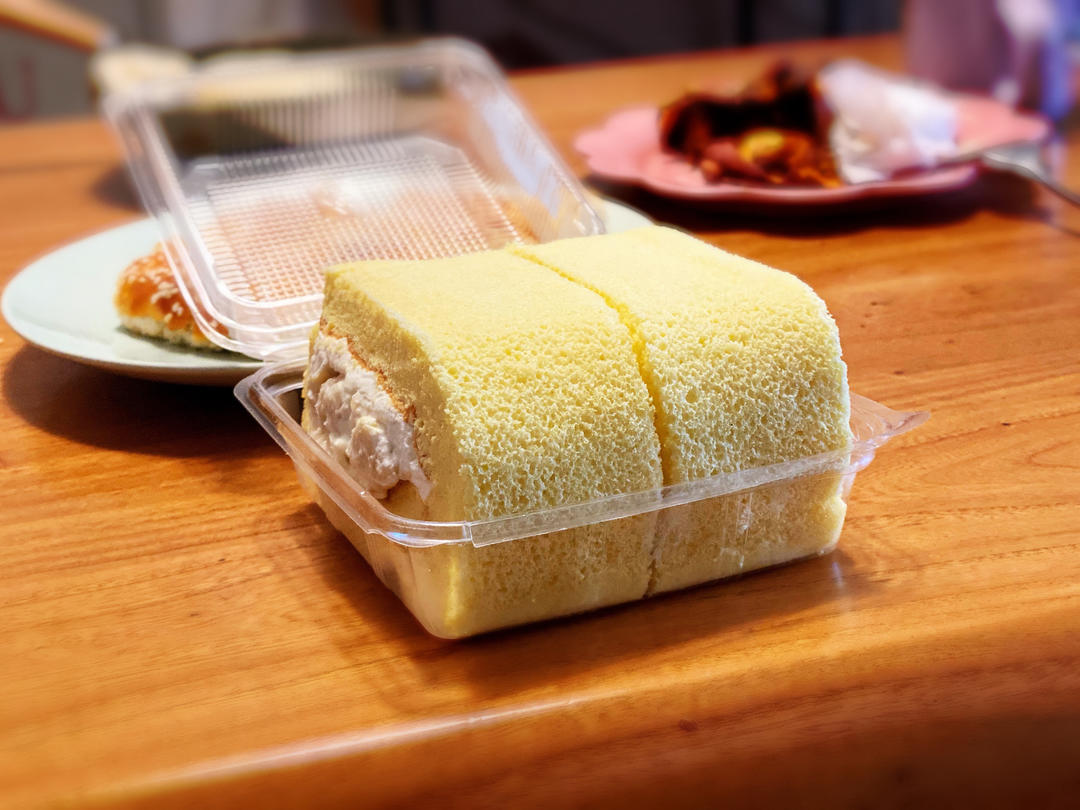 6寸原味戚风蛋糕