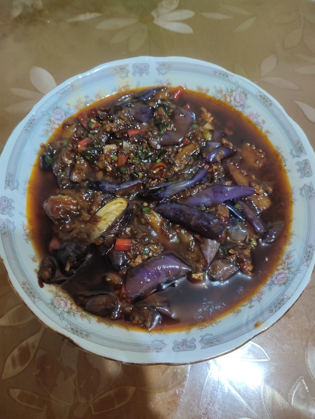 开胃下饭菜！巨简单的家常鱼香茄子煲