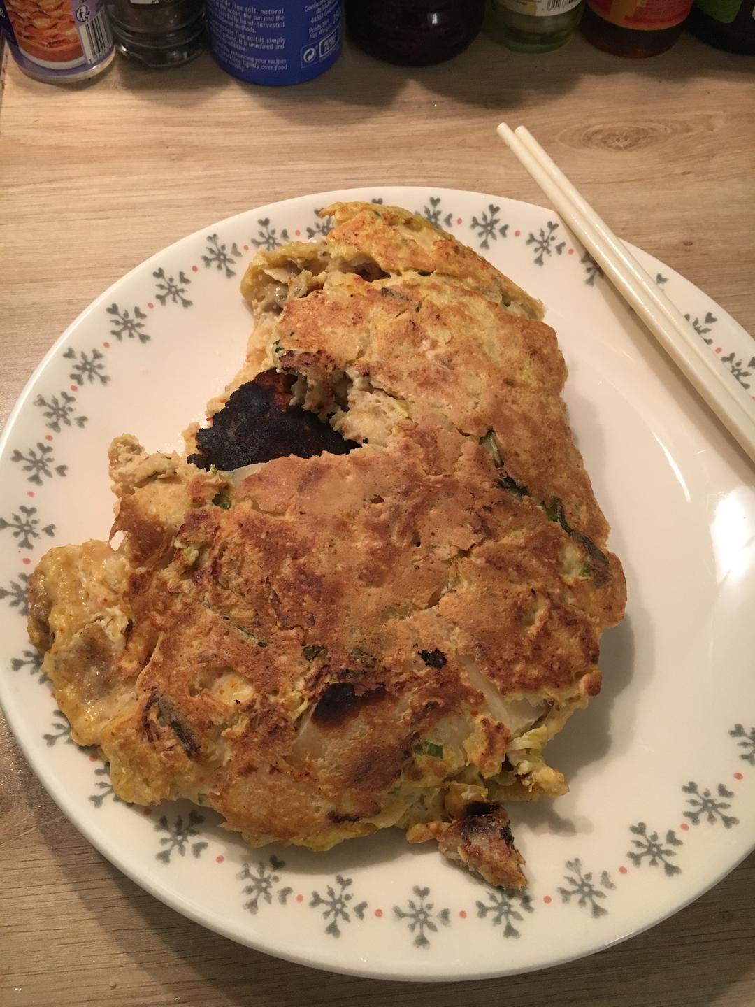 【泡菜海鲜饼】