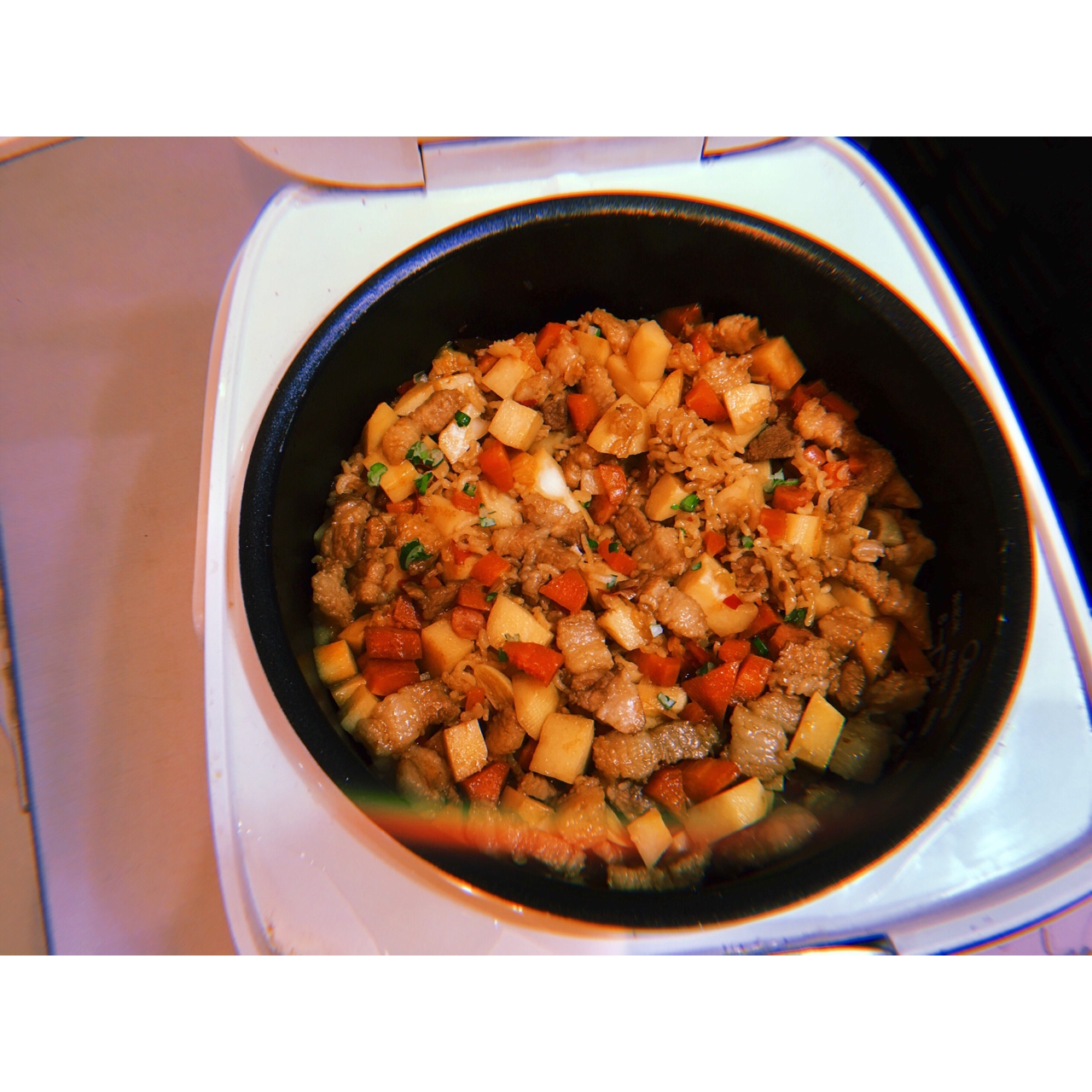土豆焖饭（电饭锅版）