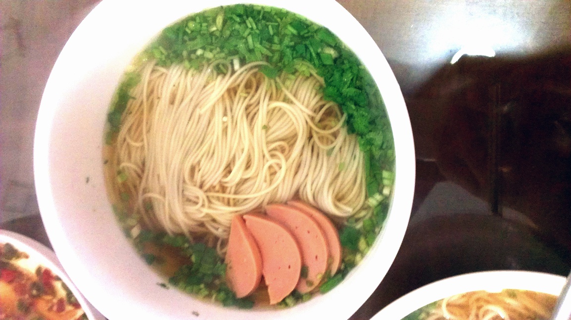 小葱麻油酱油面