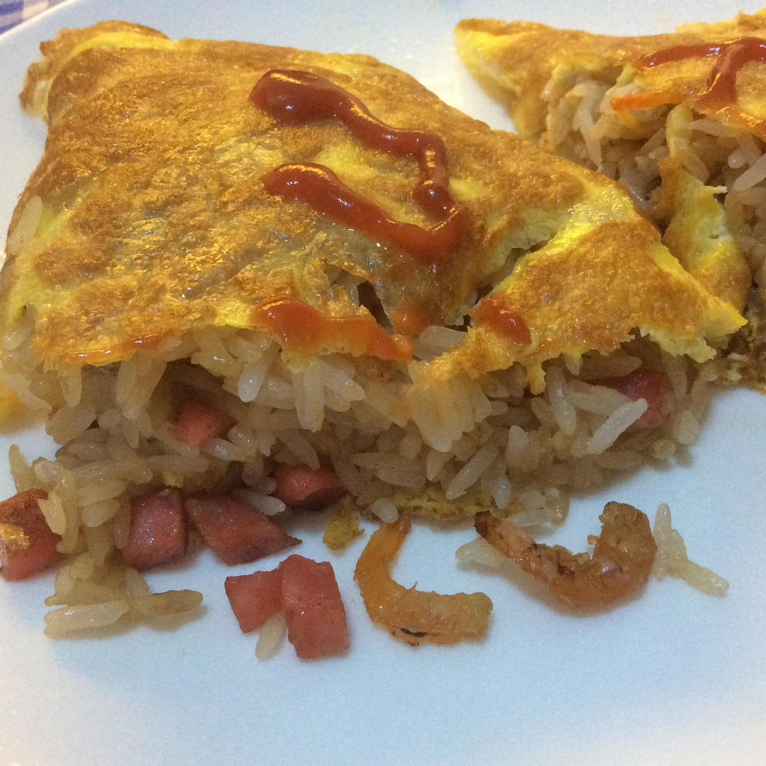 解决剩米饭-蛋包饭的做法