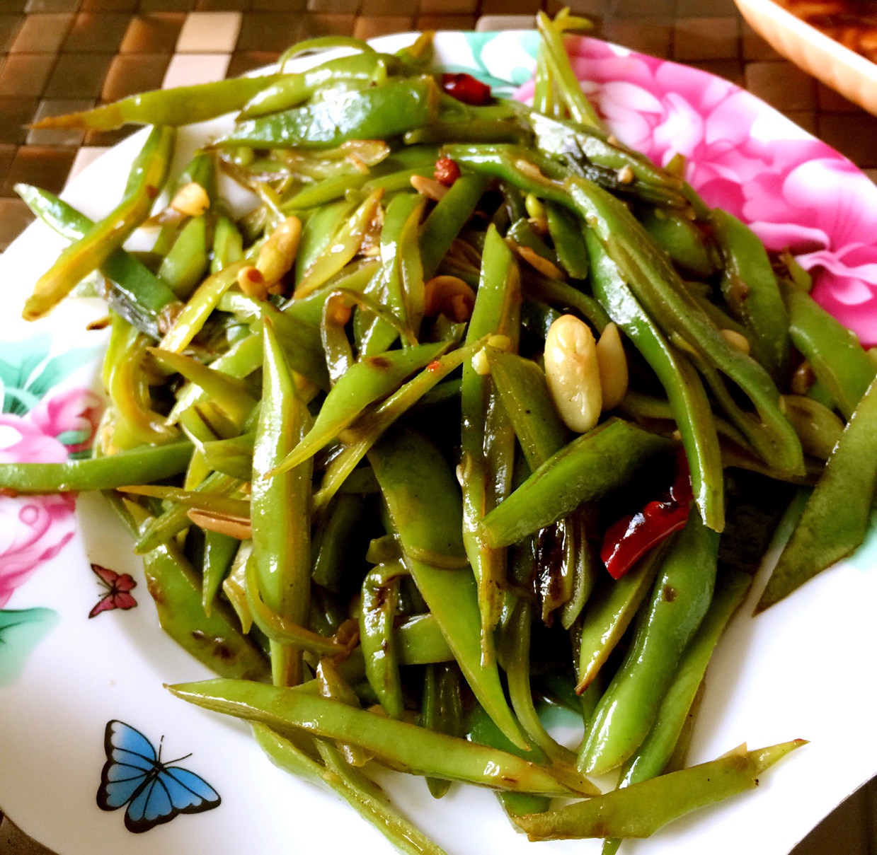 清炒扁豆丝