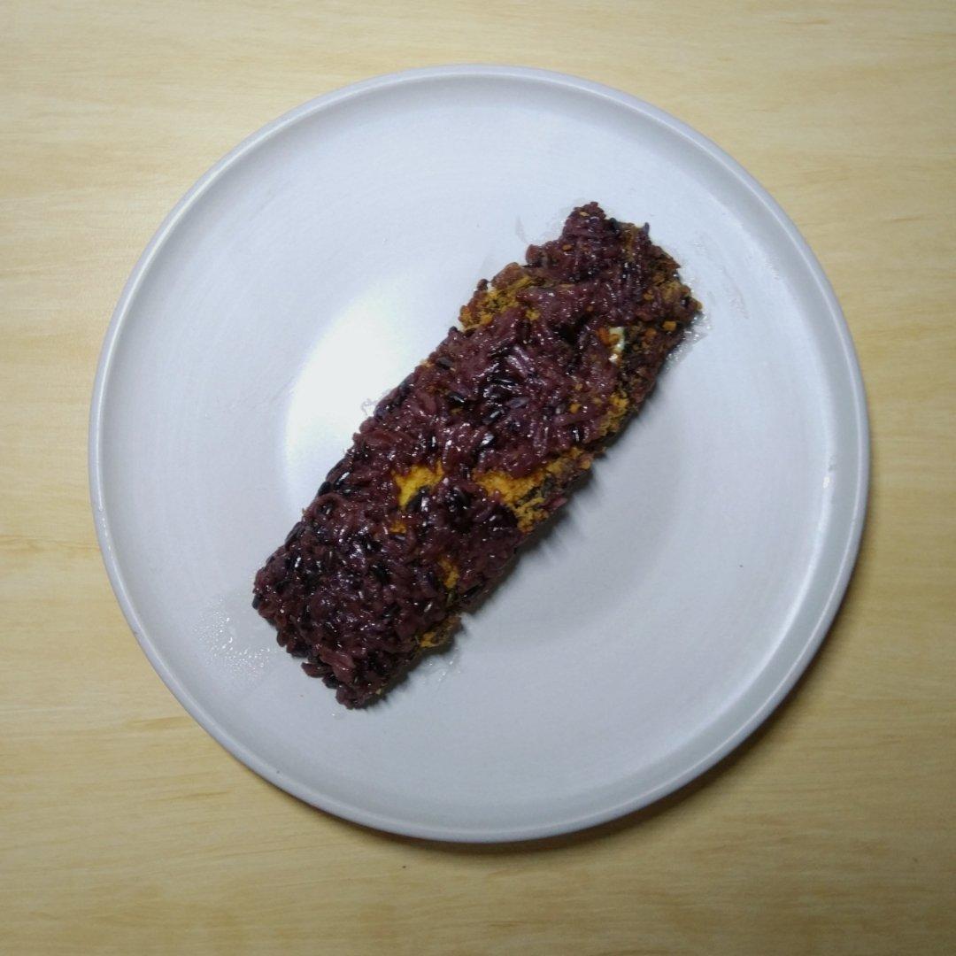黑米粢饭团