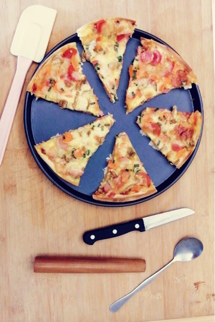 超级好吃的披萨饼皮  单吃也很香哦 八寸-十寸