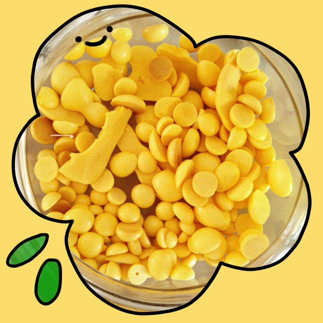 入口即化的无添加蛋黄溶豆