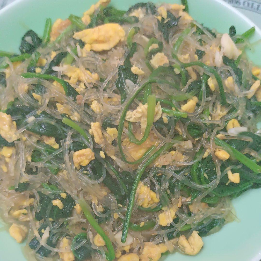 菠菜虾仁蒸蛋