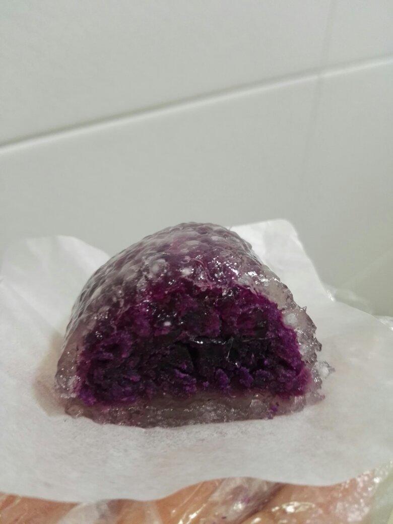 水晶紫薯糕