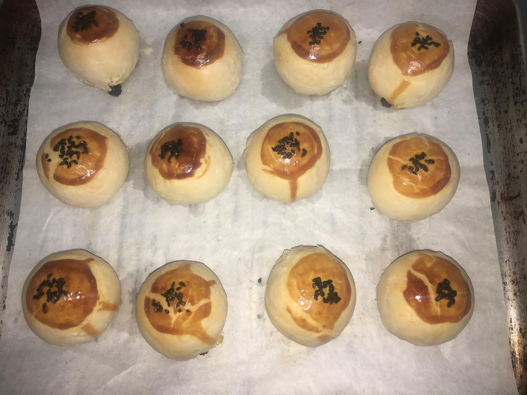 超简单 免揉 酥掉渣的蛋黄酥(超详细附全程视频)不破酥『万能酥皮』