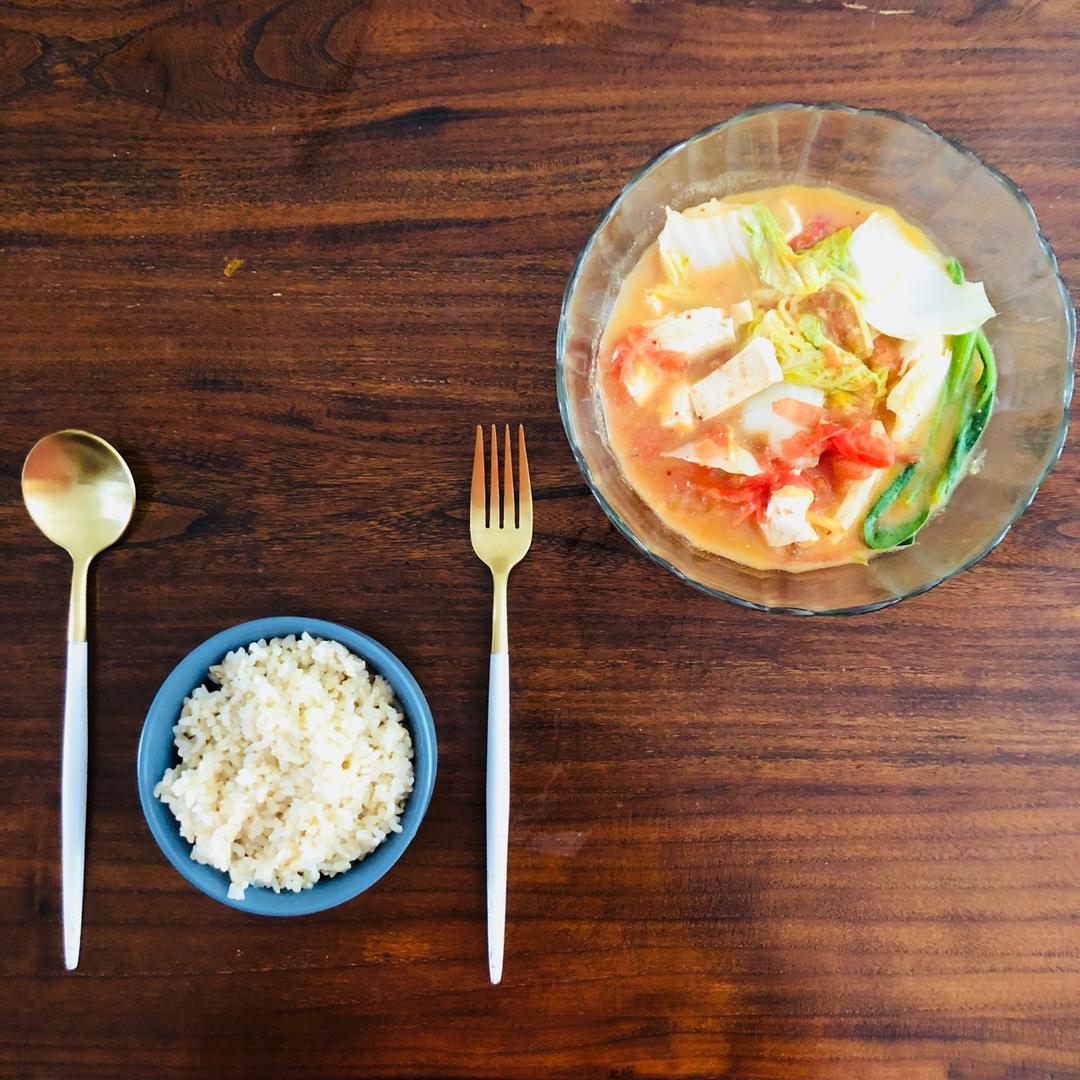 番茄冻豆腐蔬菜汤丨健康·三餐<好好吃饭5>