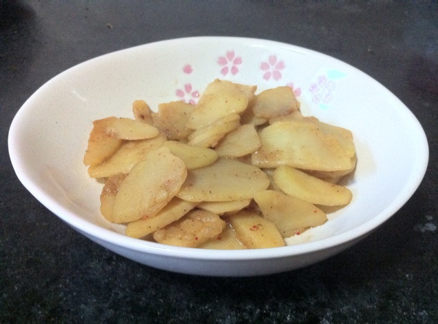 朴素的土豆片