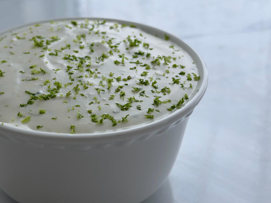 免烤！青柠芝士慕斯🍋