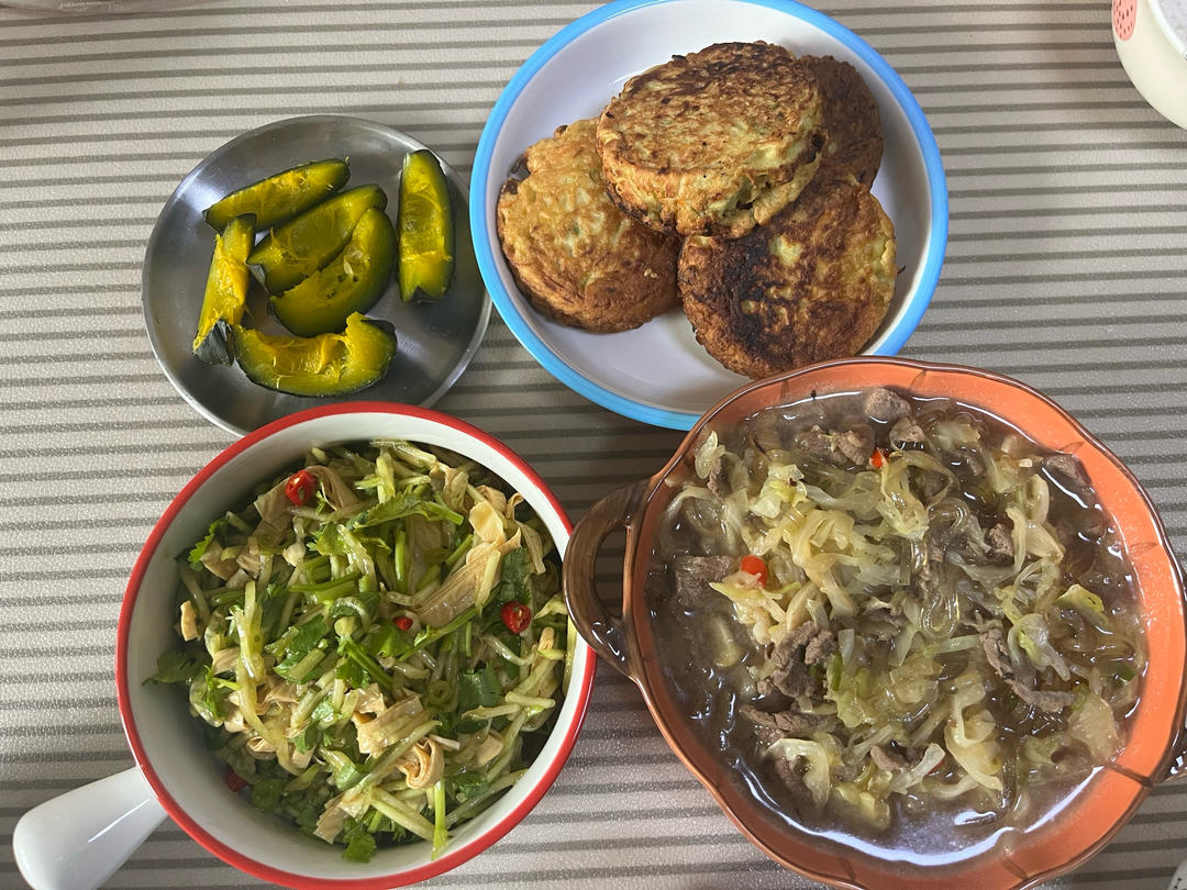 土豆饼(土豆胡萝卜丝饼)