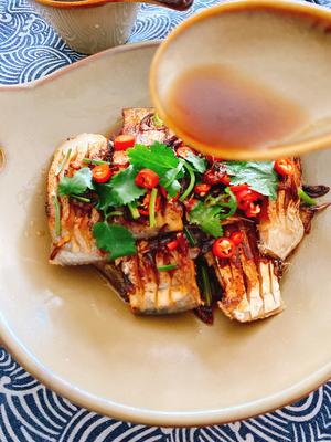 🐟《白鲳。平鱼料理》红葱油蚝汁鲳鱼🐟香气扑鼻下饭菜，私房菜❤️的做法 步骤11