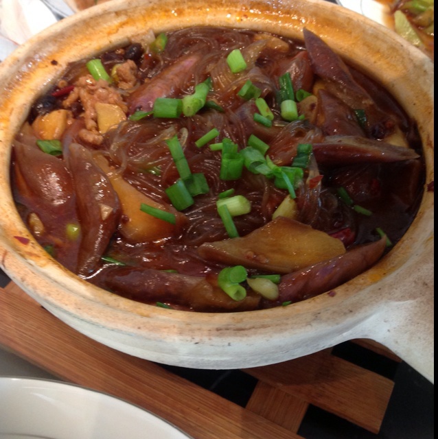 肉末茄子粉丝煲