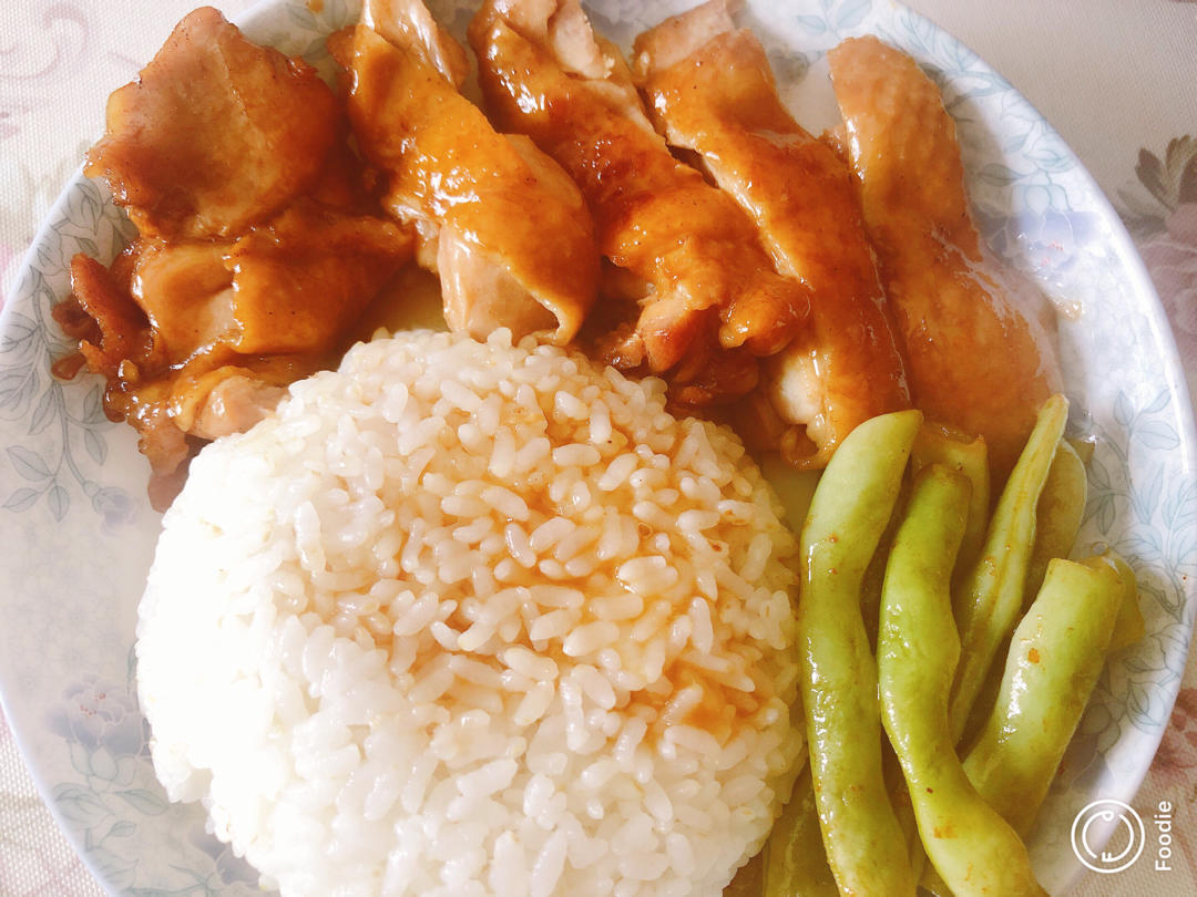 照烧鸡腿饭