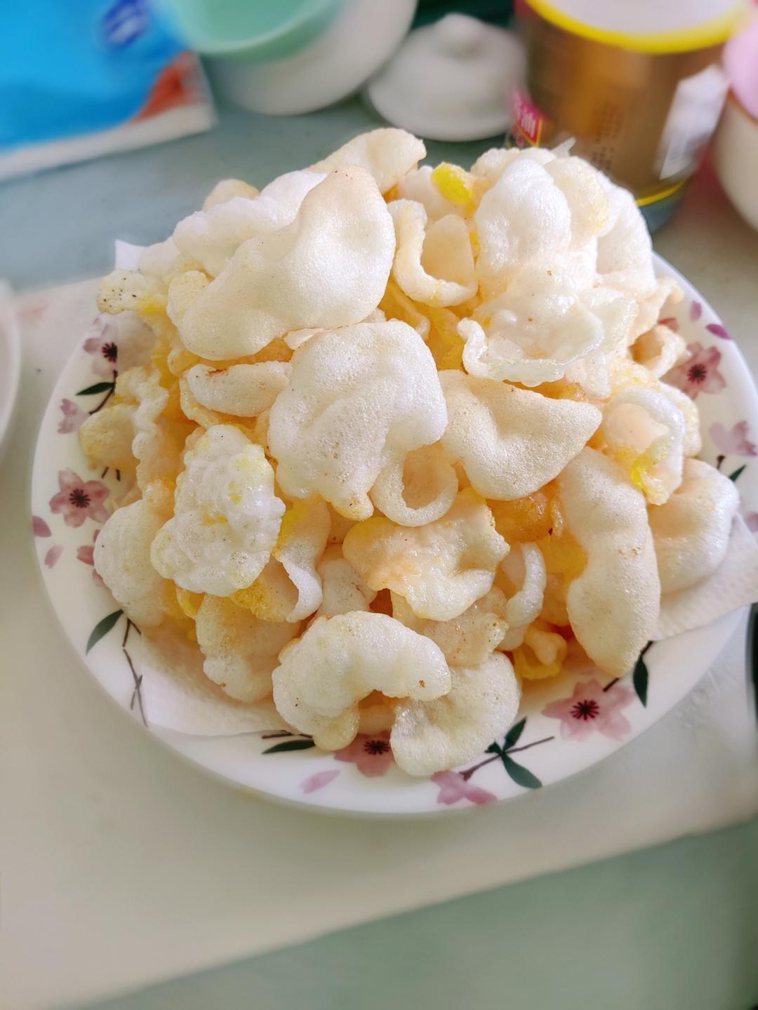 节日零食～炸虾片