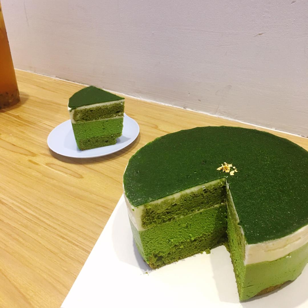 抹茶白巧克力慕斯