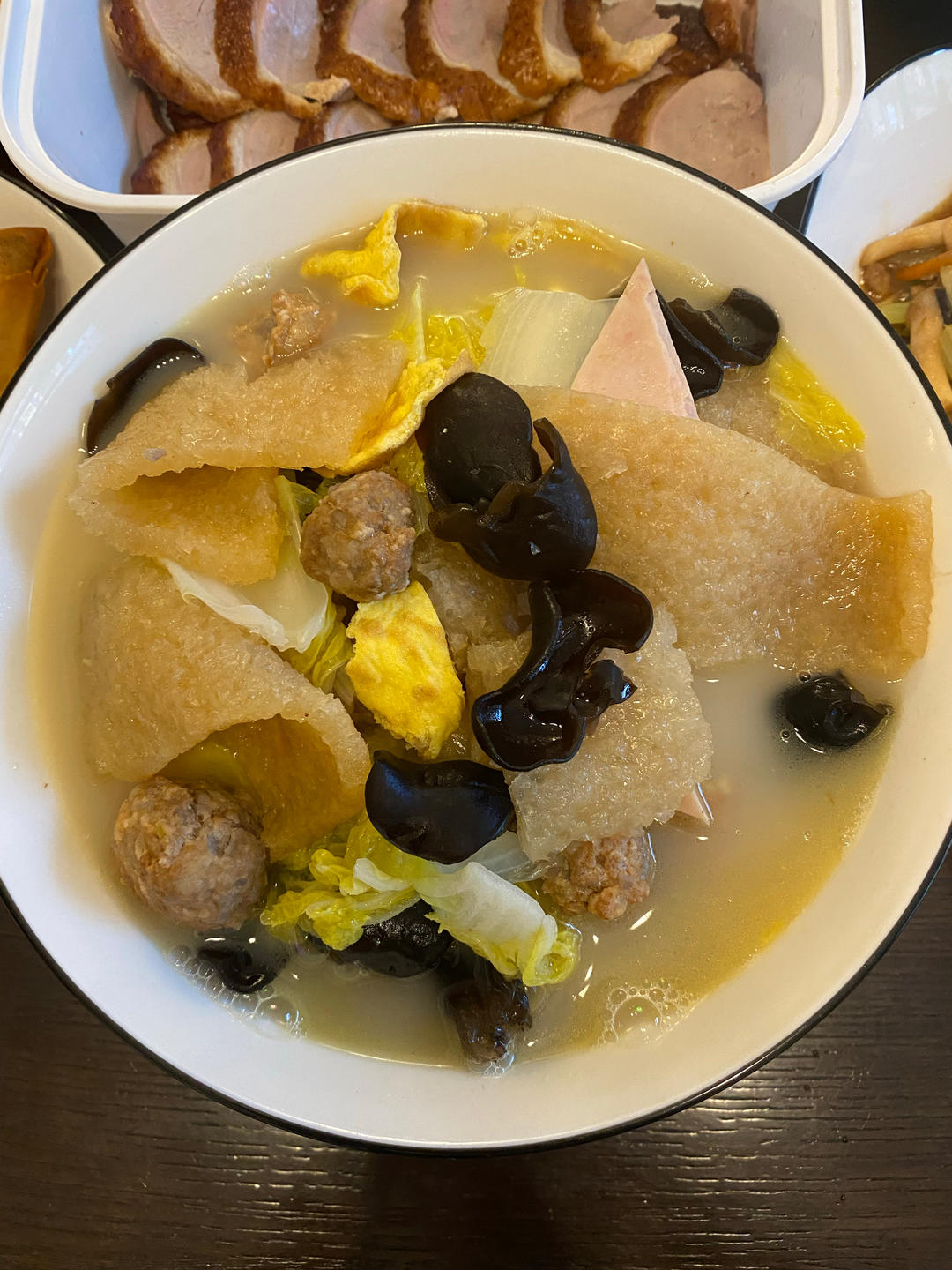 小时候过年才能吃到的大菜一烧杂烩