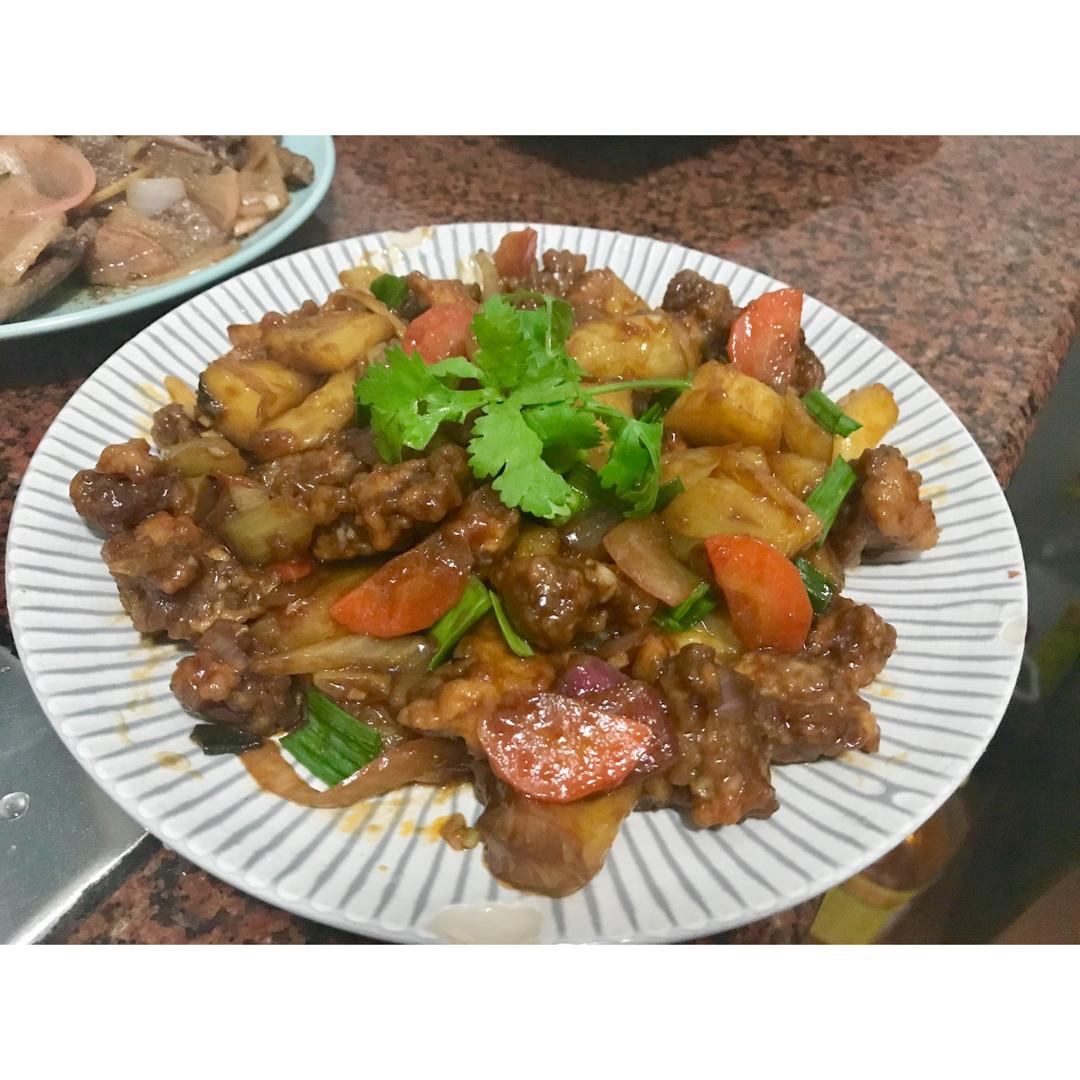 超好吃的菠萝咕噜肉