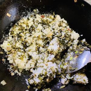 鸡蛋炒饭（肉末雪里蕻版）的做法 步骤7