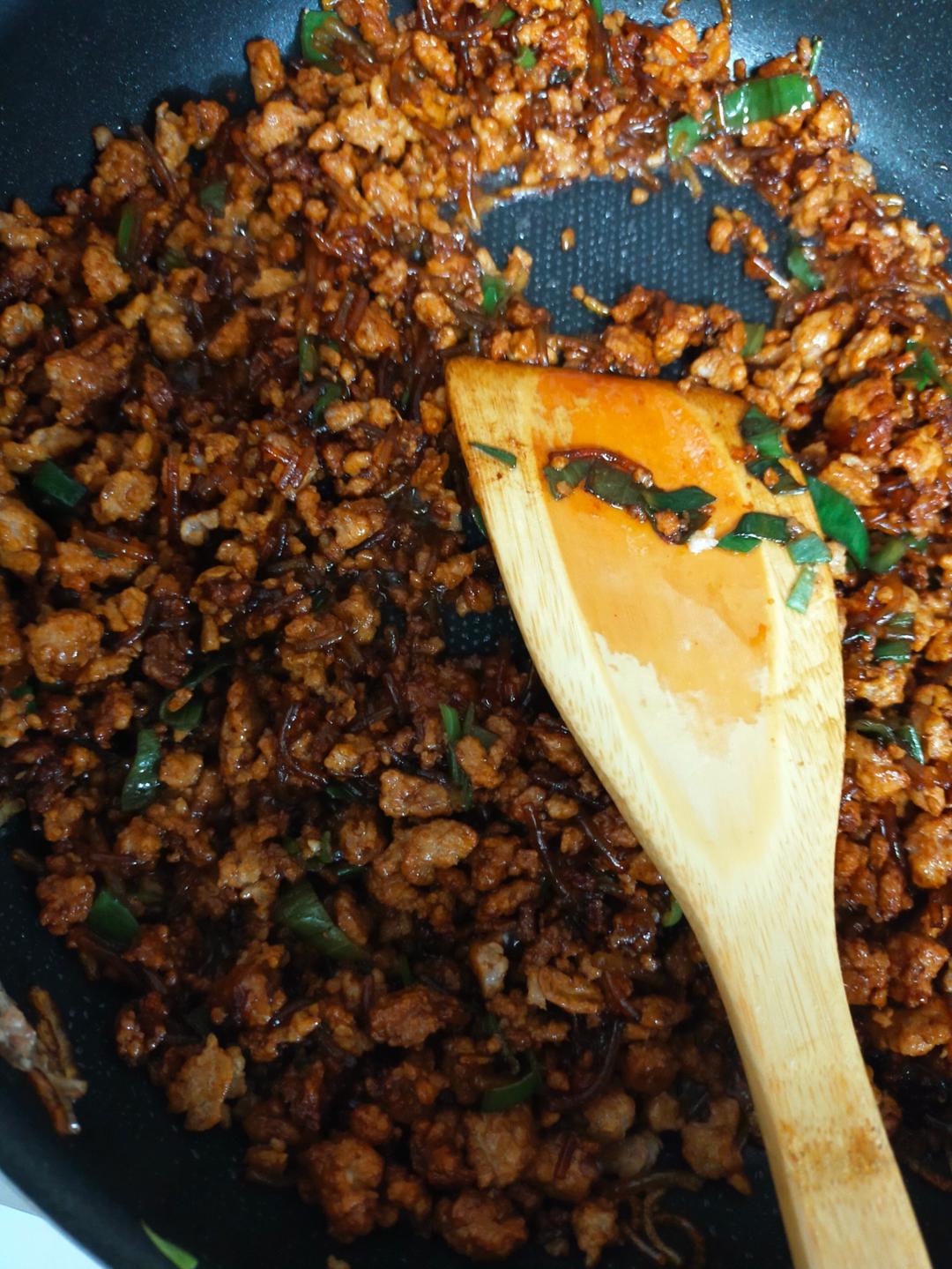 猪肉圆白菜包子馅。