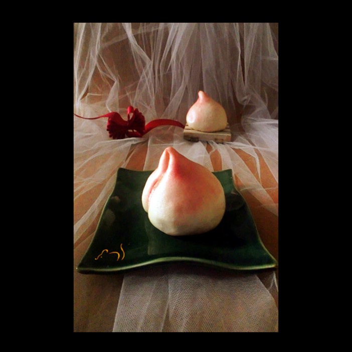 寿桃馒头（水蜜桃馒头）
