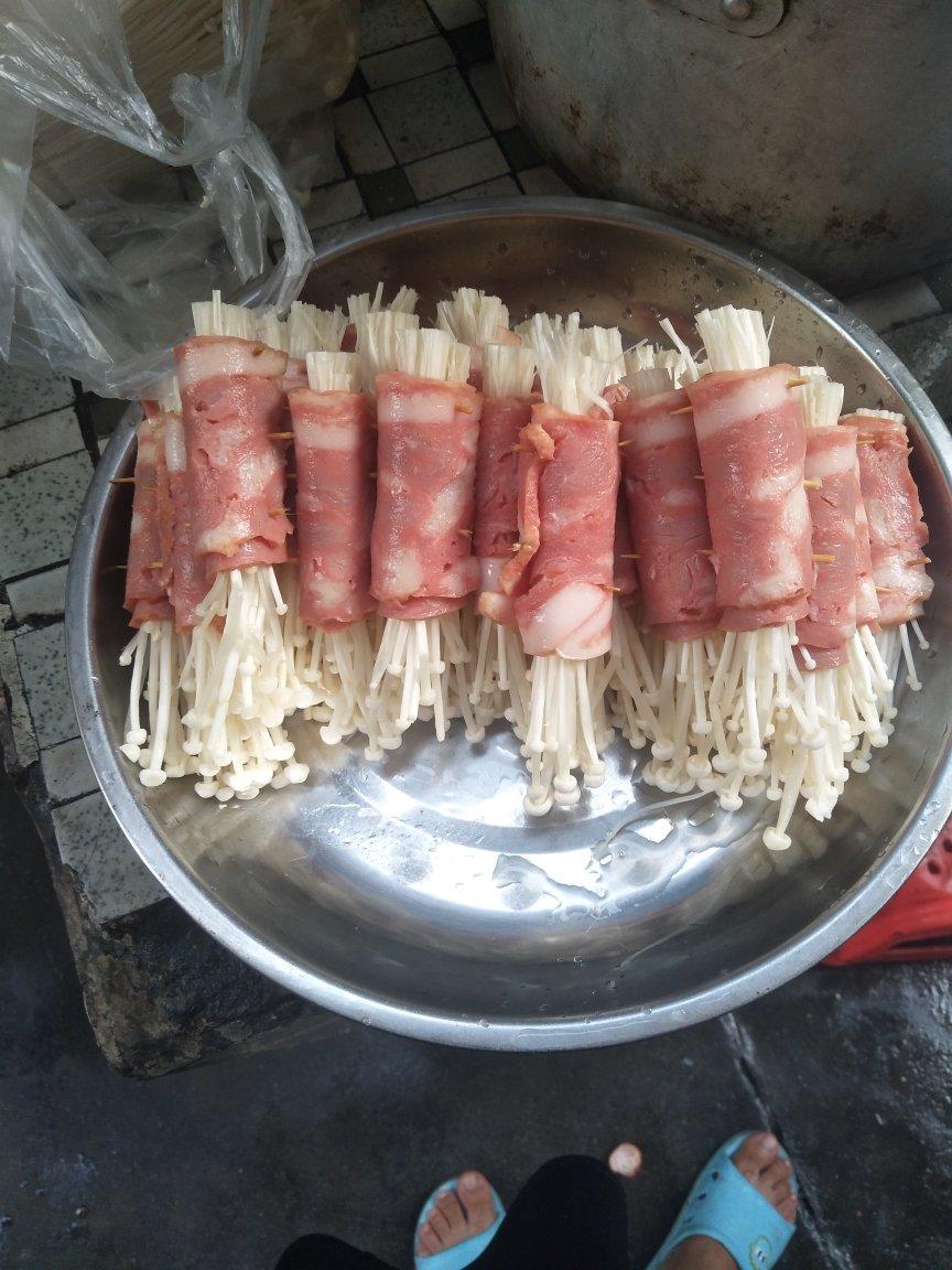 金针菇培根卷