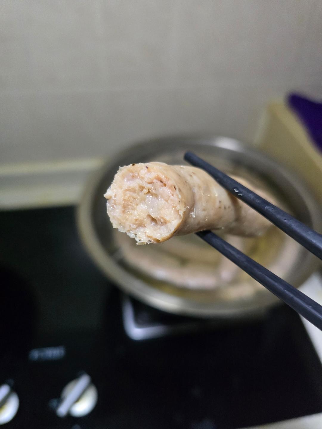 自制黑椒风味脆皮肠--多图详解手工灌肠