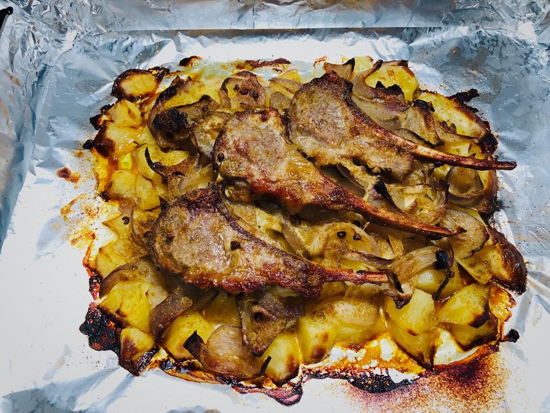 烤箱烤羊排（最简单版）