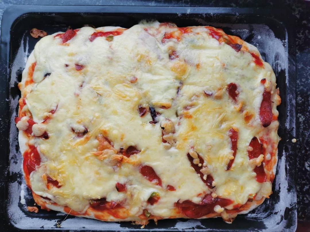 不用酵母的披萨底 No Yeast Pizza Dough