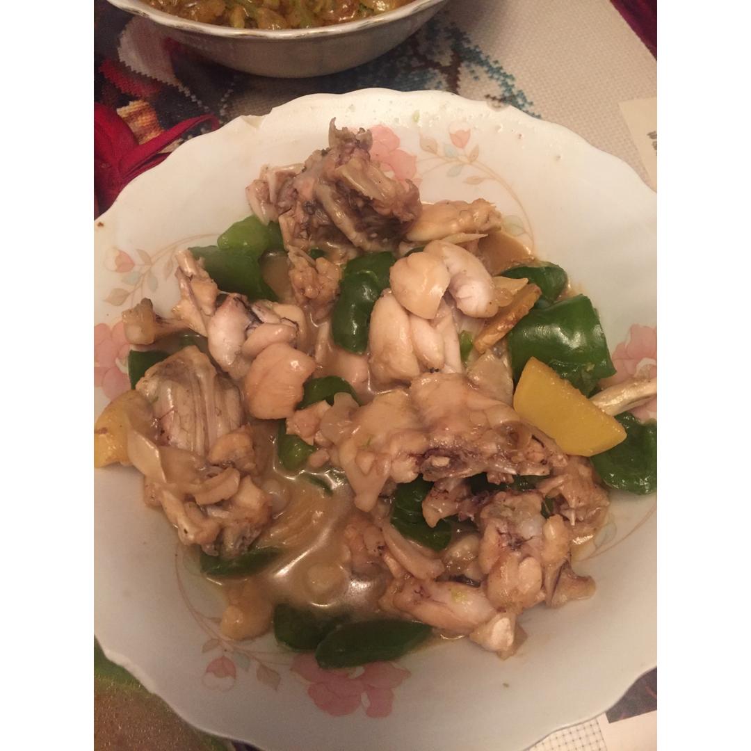 青椒牛蛙