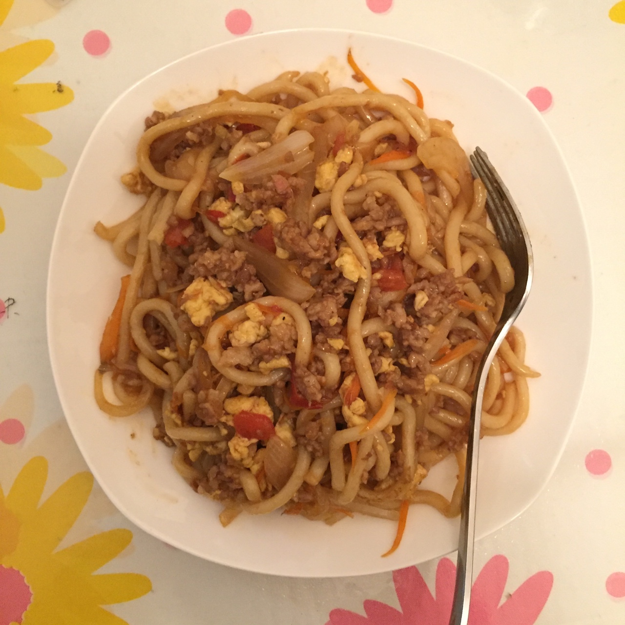 炒乌冬面