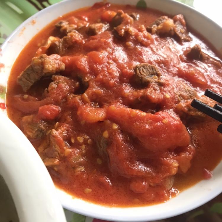 番茄炖牛肉