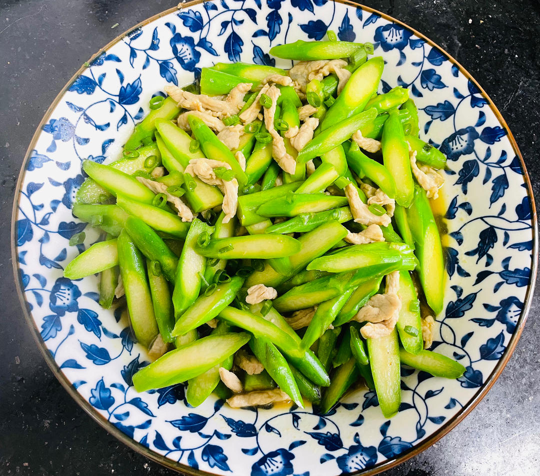 芦笋炒肉丝