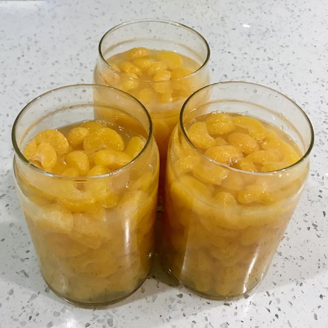 自制冰糖橘子罐头