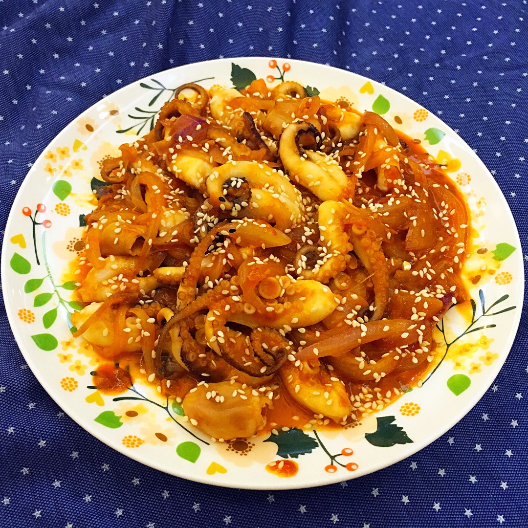 辣炒章鱼