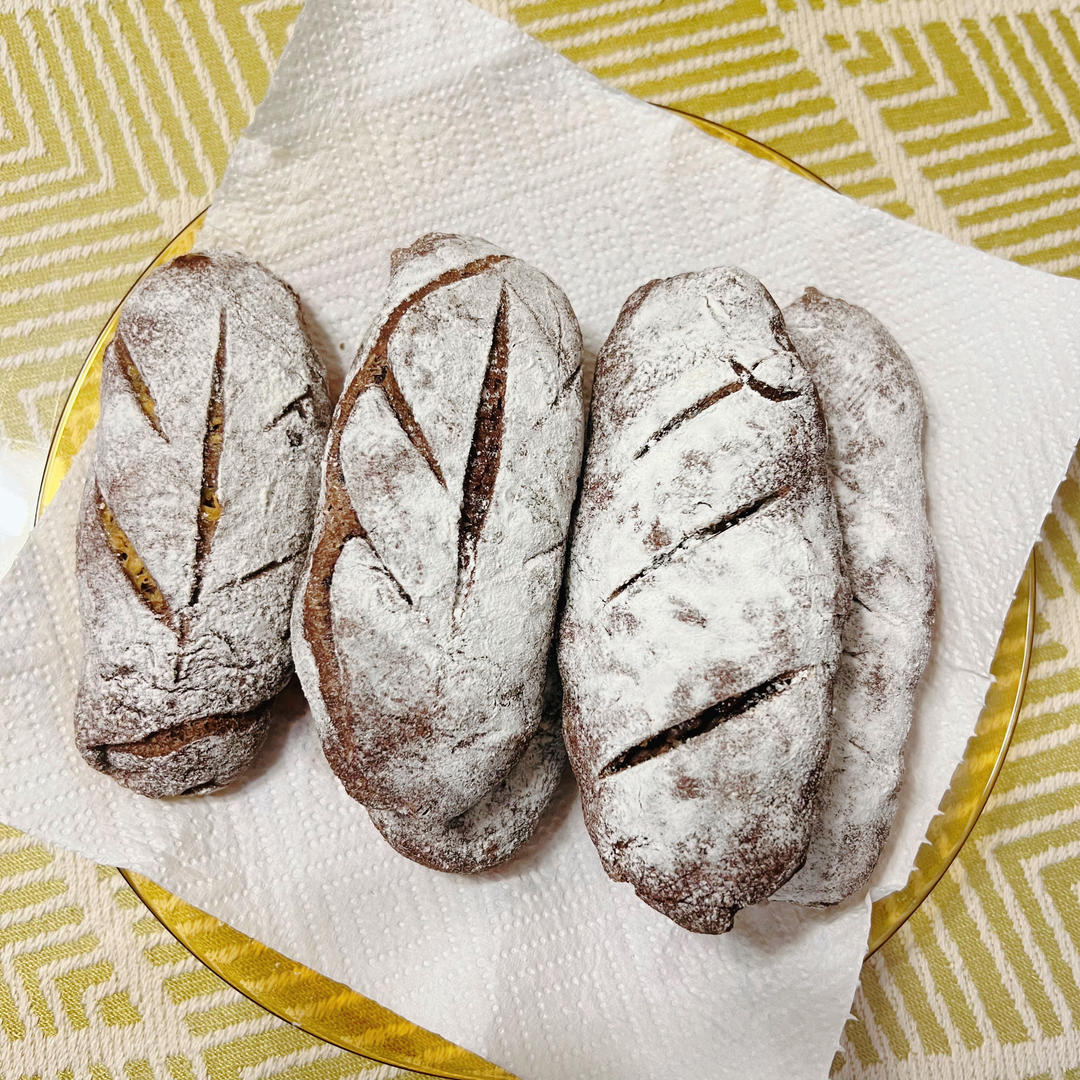 蓝莓黑巧欧包