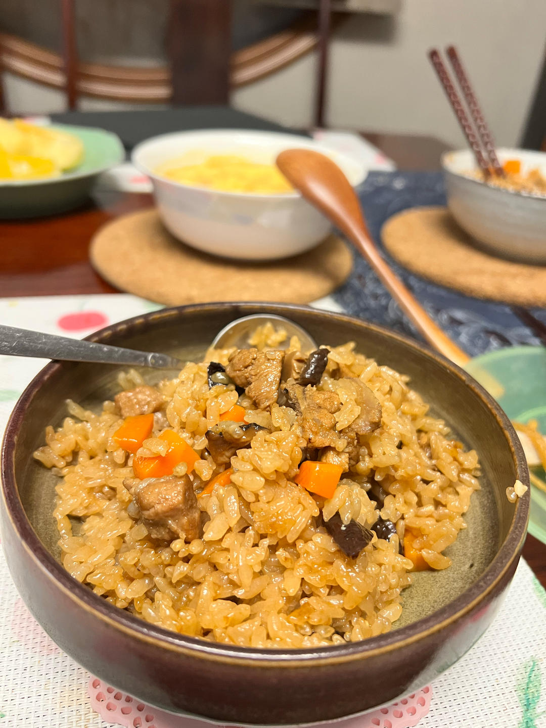 喷香排骨焖饭（爆好吃）