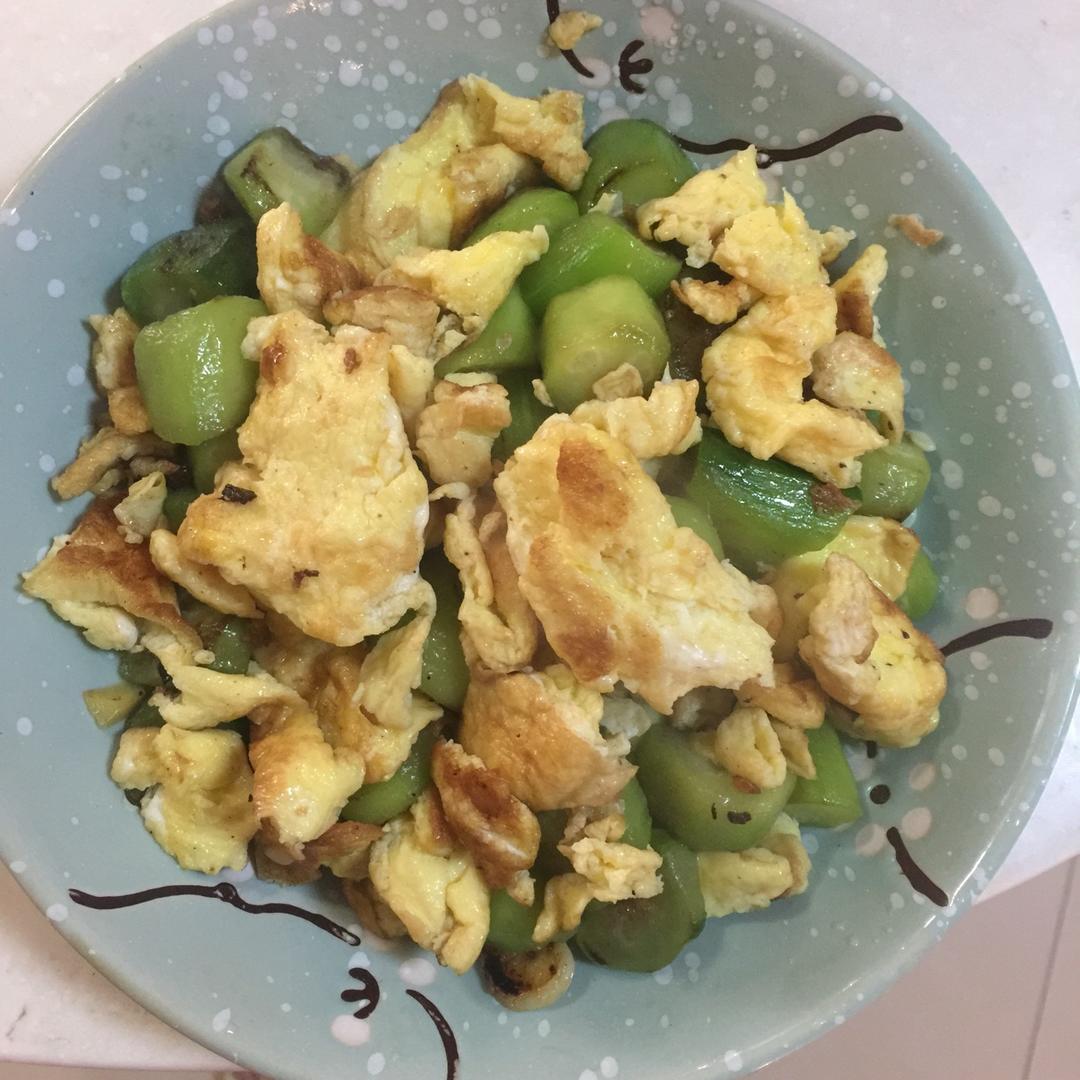 丝瓜炒蛋